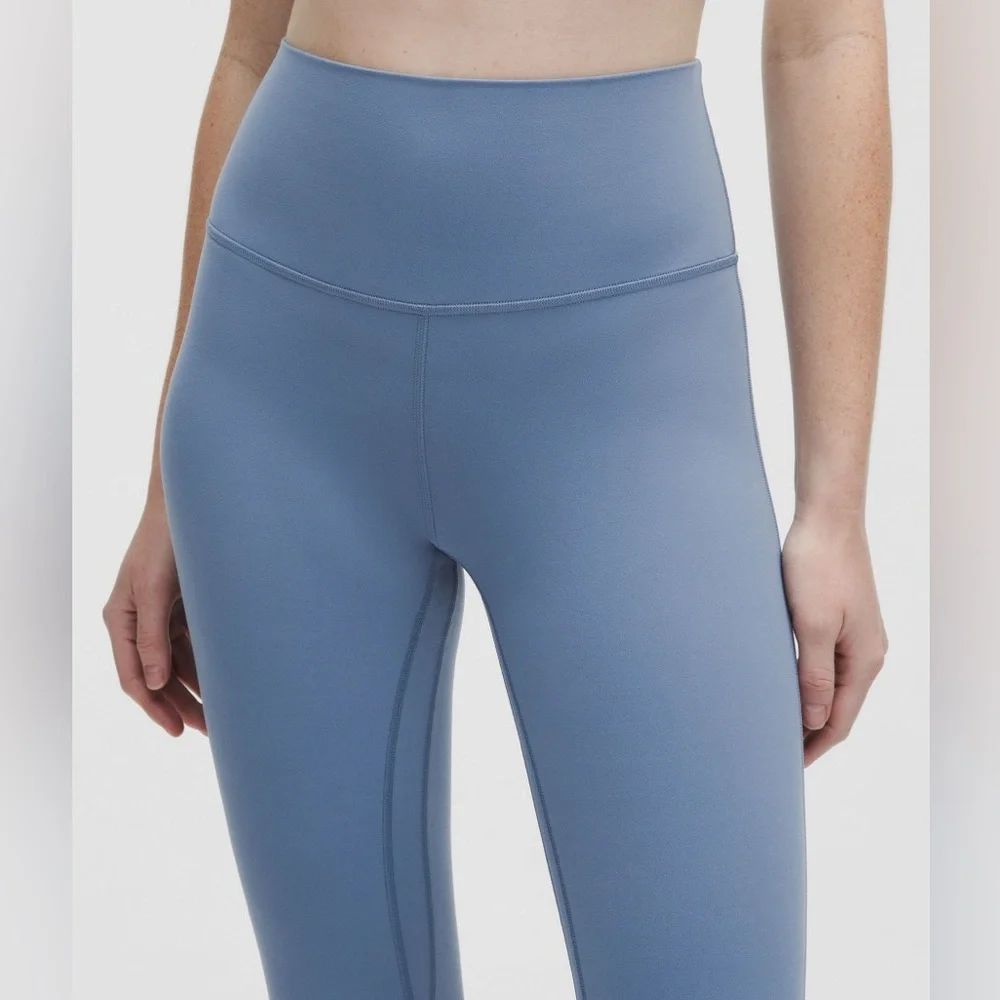 Lululemon Align High‎ Rise Mini Flare Blue Leggings